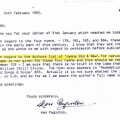 Ken Paginton Letter #2