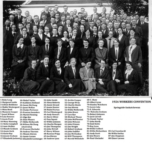 SK 1926 Springside Convention