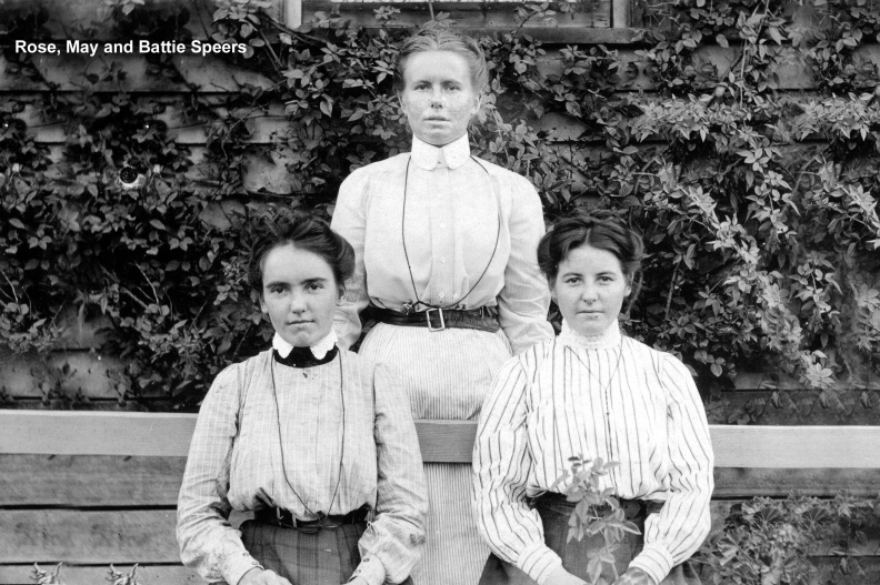 Rose, May and Battie Speers