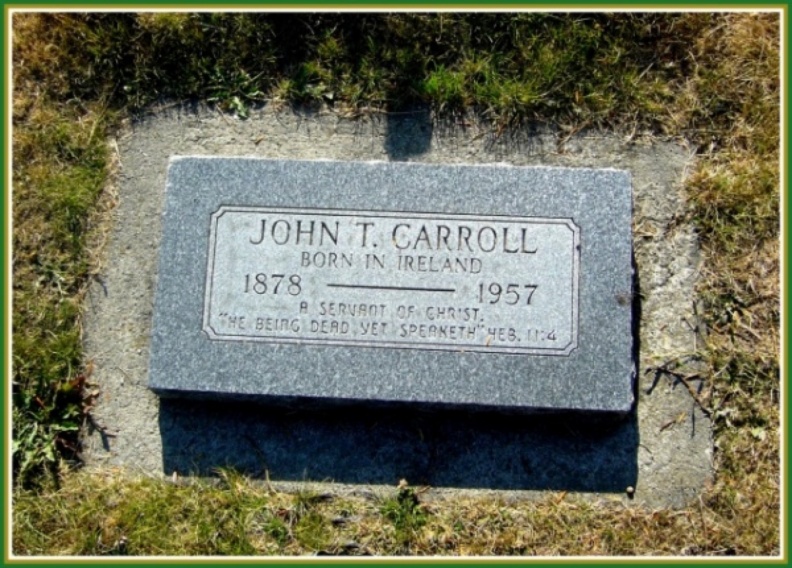 Grave - John T. Carroll 1878-1957