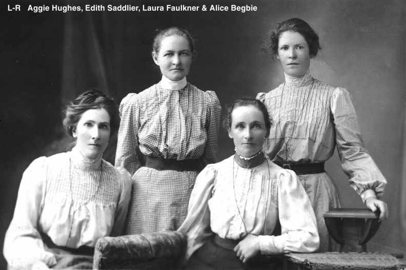 Hughes, Aggie (1904) & Laura Falkiner (1902)