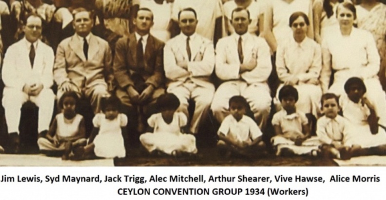 Conv 1934 Ceylon - Names  