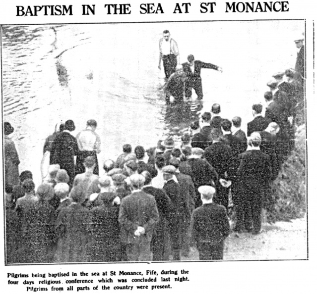 St Monance Baptism   