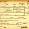 1943 Schupbach Carl Draft Card