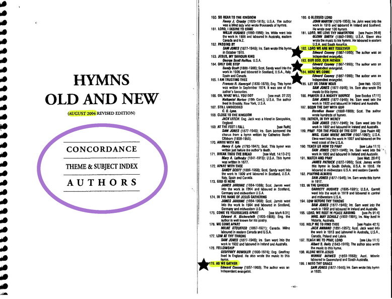 Hymns by Ed Cooney 2