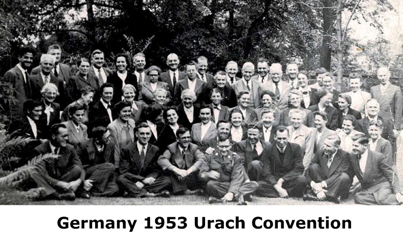 Germany 1953 Urach Convention 