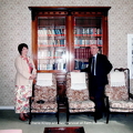Cherie at Faith Mission with Rev Percival