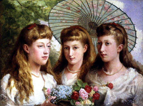 Princess Victoria and her two sisters.
Photo permission from WikiCommons by Sydney Prior Hall
Princess Victoria Alexandra Olga Mary was the fourth child of
Edward VII (King of England) and Queen Alexandra who were
married on March 10, 1863.
She was born on July 6, 1868 and died December 3, 1935,
aged 67, having never married.
Allegedly, Princess Victoria occasionally went to Speakers’ Corner
in Hyde Park, London, in a carriage with drawn drapes.
There she heard Edward Cooney preaching in 1917; his co-worker was John Pattison.
It has been claimed that Princess Victoria professed,
due to three written accounts and some letters she allegedly
penned although she wasn't allowed to physically attended
any Meetings or Conventions.
According to Pattison, the essence of these letters …
show that … Princess Victoria had a clear revelation of Truth.”
Read letters and account on TTT at: https://www.tellingthetruth.info/publications_index/princessvic.php
Princess Victoria w2 sisters.jpg