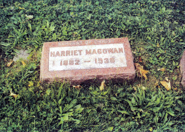 Grave- Harriett Magowan