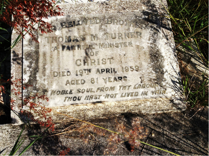 Turner, Tom  Grave