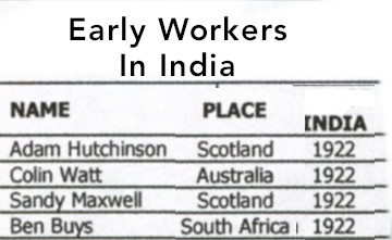  INDIA Workers 1922