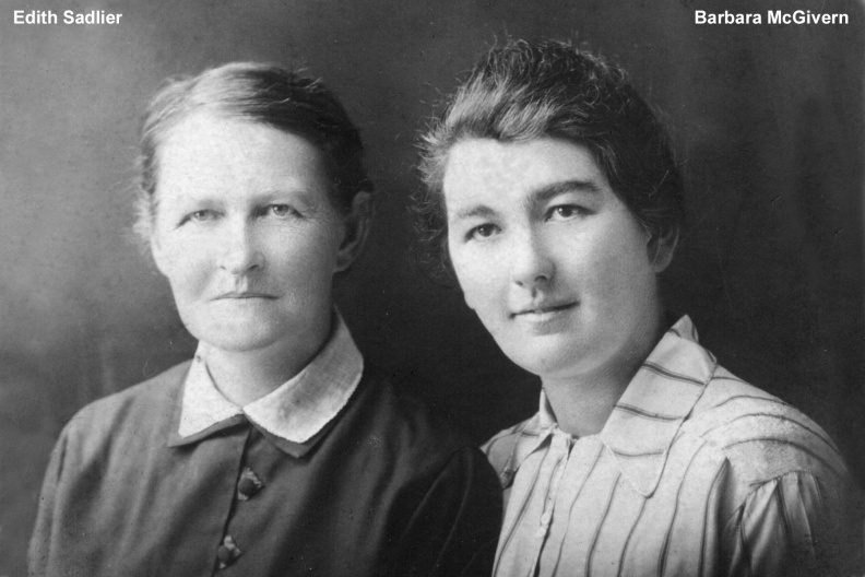 Saddlier, Edith (Edie) & Barbara McGivern 