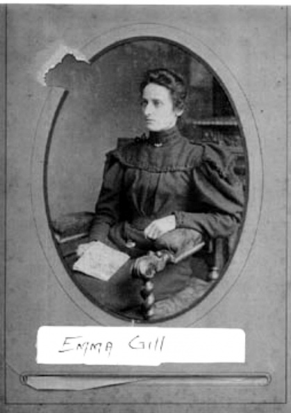 Emma Gill and her sister Jennie were two of the very FIRST women to go in the work.
Both entered the work in 1900
Gill, Emma Big.jpg
