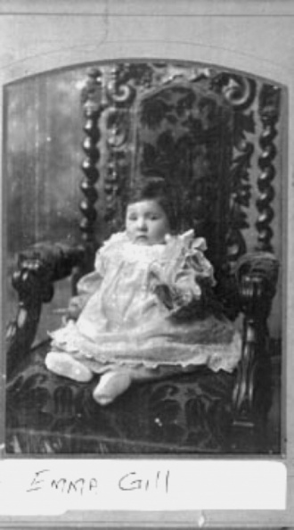 Emma Gill and her sister Jennie were two of the very FIRST women to go in the work.
Both entered the work in 1900
Gill, Emma-Infant B.jpg