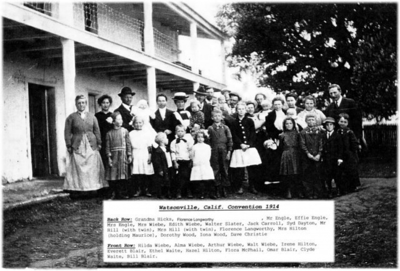 CA 1914 Watsonville Convention