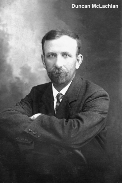 Duncan McLachlan was one of eight workers left Liverpool, England on the SS
Orwestry Grange on Nov. 13, 1906, arriving in Wellington, NZ on Jan. 30,
1907
McLachlan, Duncan x4.jpg