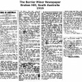 Newspaper- 1916 Barrier Miner