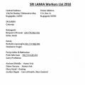 **2016 Sri Lanka Workers list   