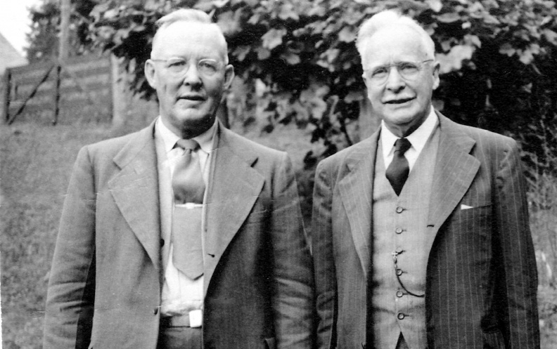 Malcolm Graham (from Canada) & Jack Carroll (from Ireland).
Malcolm was Overseer of Washington for several years until his death in 1964.
Jack Carroll was general Overseer of Western Canada and the west coast USA states until his death in 1957.
Graham, Malcolm & Jack Carroll.jpg