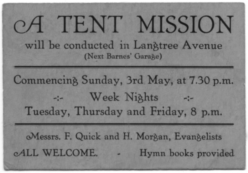 Gospel Meeting Invitations #5  