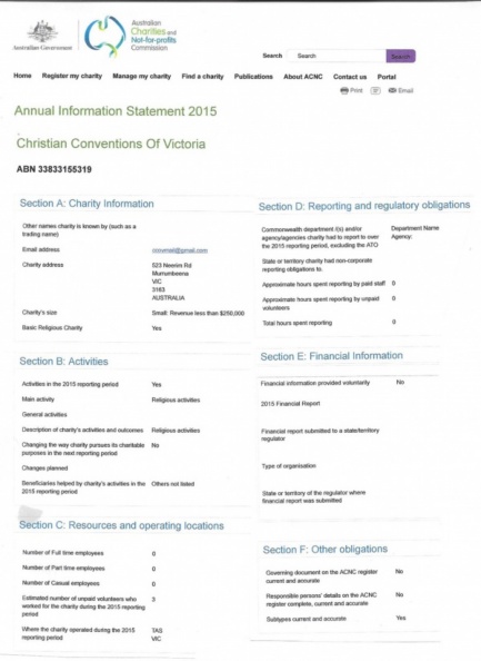 Christian Conventions of Victoria, 2015, p2   -
