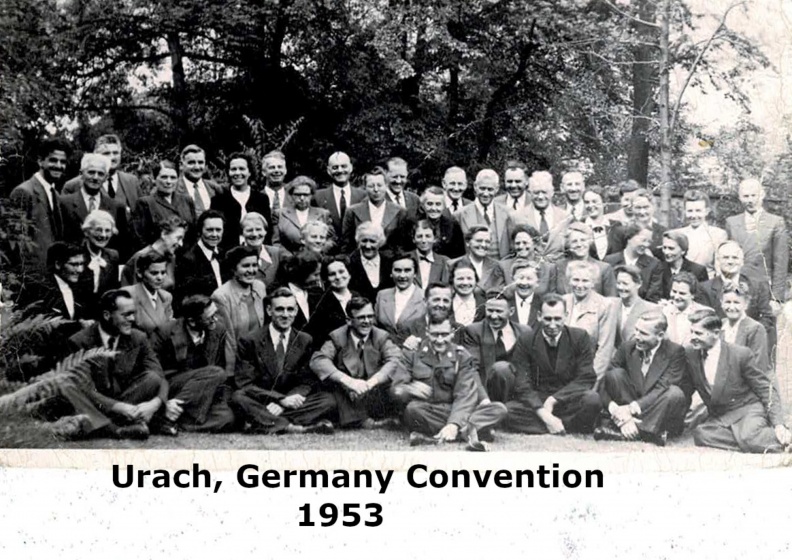 1953 Urach Germany Convention   -