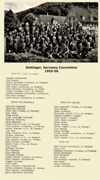 1955-56  Germany Dettingen Convention  