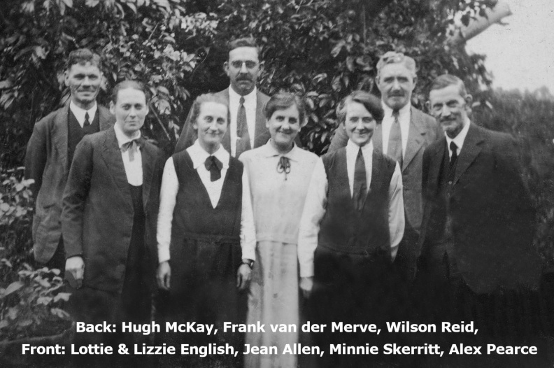 Hugh McKay, Frank van der Merwe, Wilson Reid, Lottie &amp; Lizzie English, Jean Allen, Minnie Skerritt, Alex Pearce-300