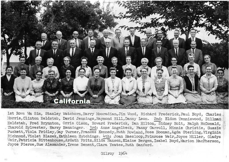 CA 1964 Gilroy