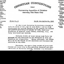 Christian Convention Stationery