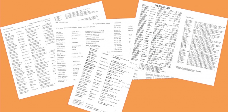 New Zealand - Workers Lists P1