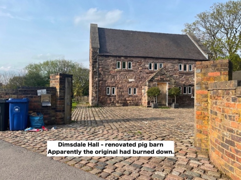 Dimsdale Hall Back pig barn closeup