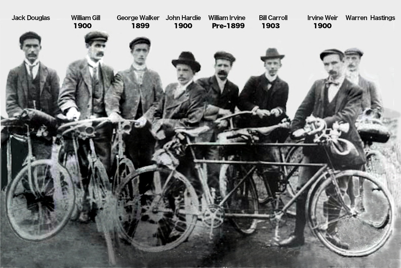 1899 Bicycle Boys Trip to Scotland names