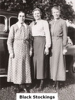  3 workers in Black stockings
