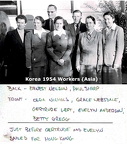 Korea 1954 Workers Asia