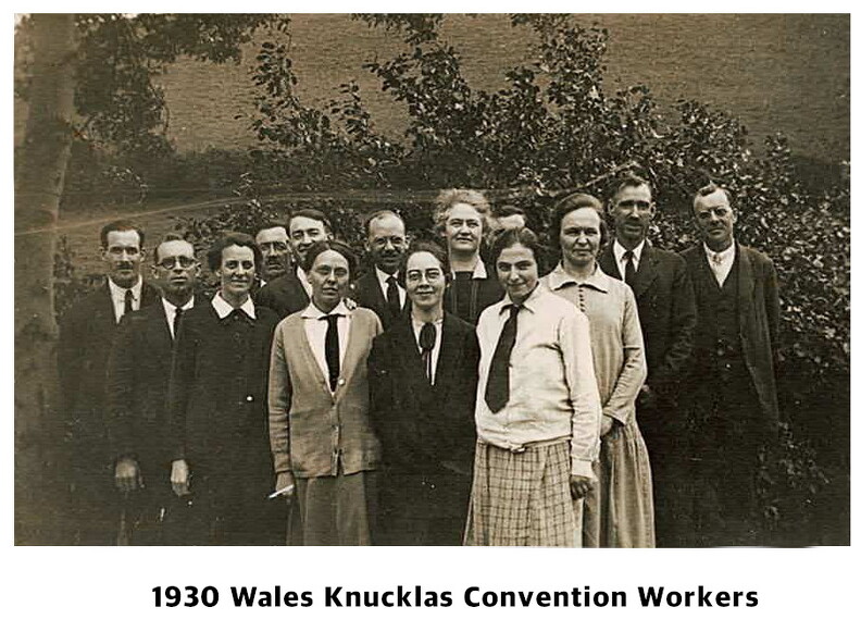 18  Wales 1930 Knucklas Convention Workers