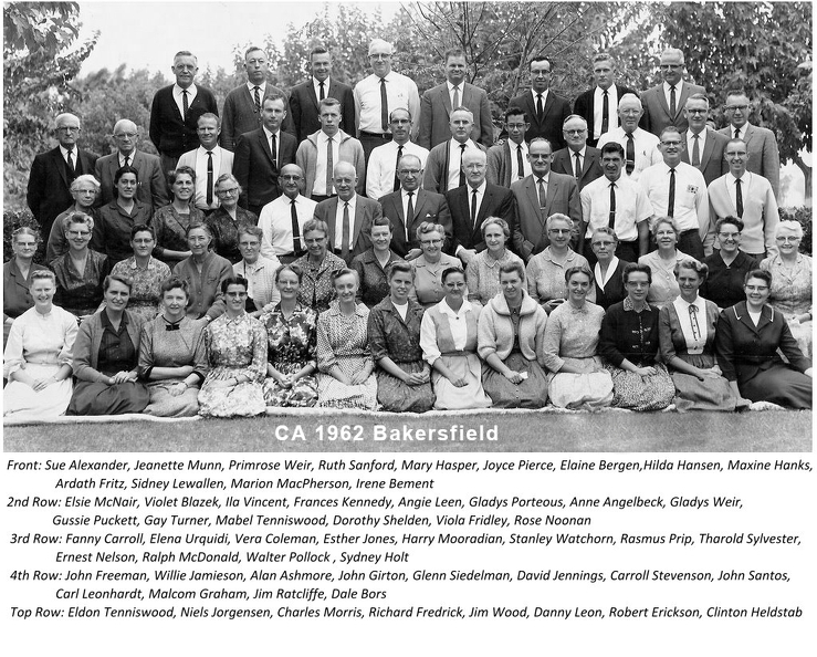 CA 1962 Bakersfield &amp; San Diego