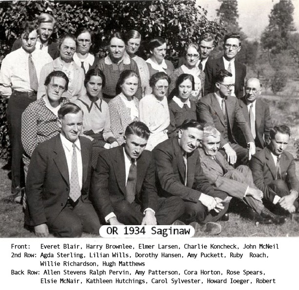 OR 1934 Saginaw