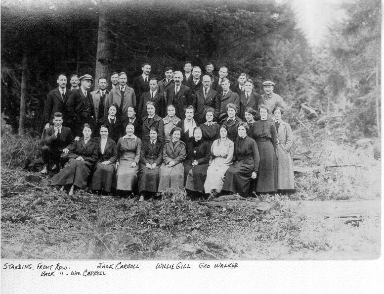 Jack Carroll, Willie Gill and George Walker