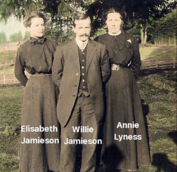 Jamieson, Elisabeth,  Wm, Annie Lyness