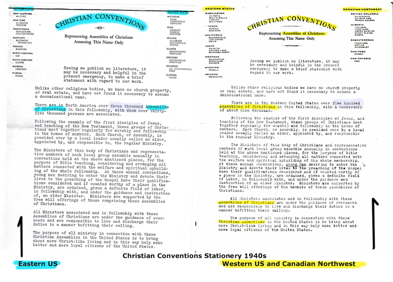 1940s  Letterhead-West &amp; East USA &amp; Canada  