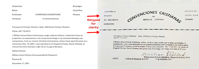 Wm Pollock-CC Central Amer-translation