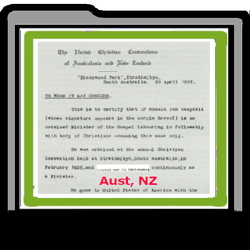 Australia - NZ  CC Stationery