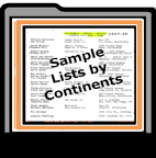 Thumb Memory Lane -Sample List)