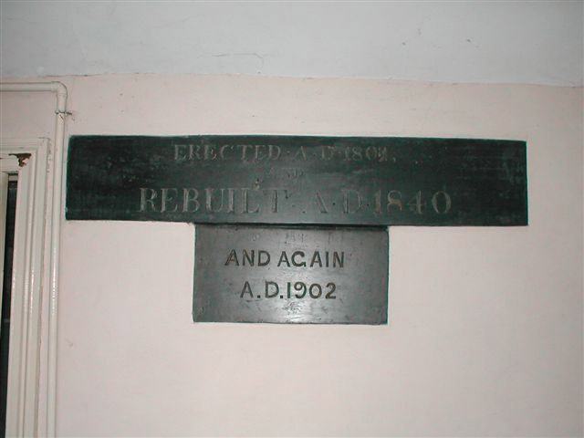 Roscrea Methodist Church plate