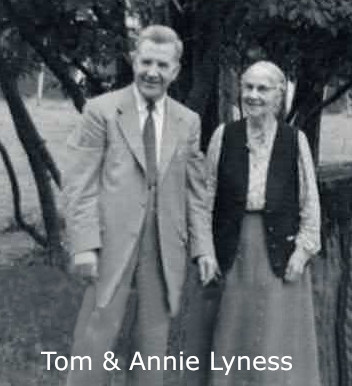 Tom and Annie Lyness.Tom Lyness (born August 9, 1883 - died 1970)
was Irish and came to America in 1905;
He PIONEERED the work in Idaho, USA and became Overseer of Montana.
In 1931, he was shot and seriously wounded in Bozeman, Montana
by a jealous husband and not expected to live.
He recovered, however, and continued preaching for many years.
Annie and Tom Lyness were Irish siblings and came to America in 1905;
Tom PIONEERED the work in Idaho, USA and became an Early Overseer of Montana.
In 1931, he was shot and seriously wounded in Bozeman, Montana
by a jealous husband and not expected to live.
He recovered, however, and continued preaching for many years.
Lyness, Tom & Annie.jpg